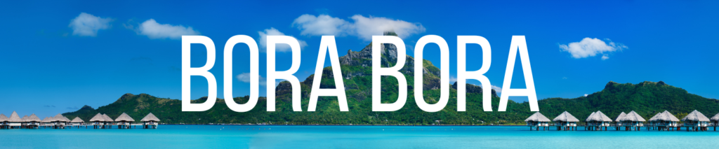 Bora Bora view from water