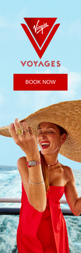 woman in dress on cruise ship deck