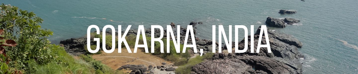 aerial view of Gokarna, India