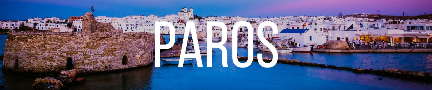 panorama of Paros, Greece