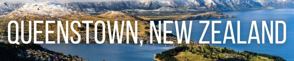 panorama of Queenstown, New Zealand