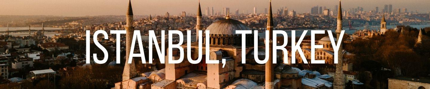 panorama of Istanbul, Turkey