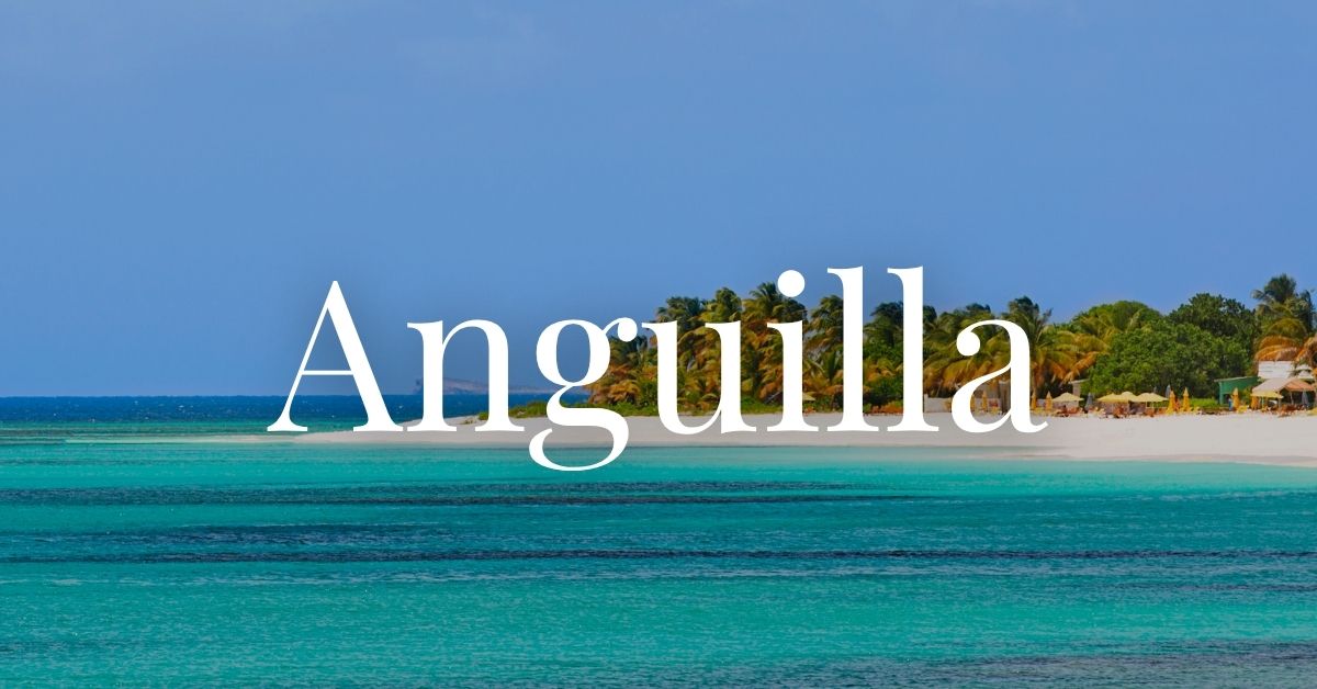 turquoise waters and white sand beach of Anguilla
