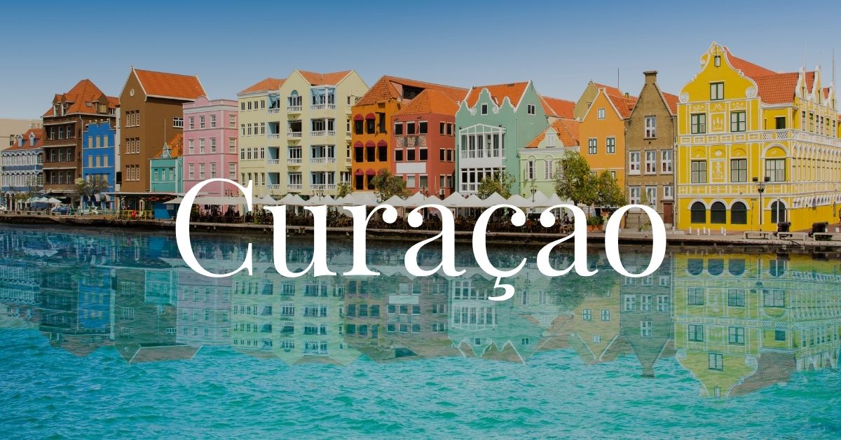 colorful buildings along the water in Willemstad, Curacao